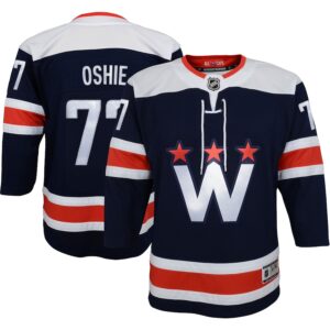 TJ Oshie Washington Capitals Youth Alternate Premier Player Jersey - Navy photo 1 Jersey4u