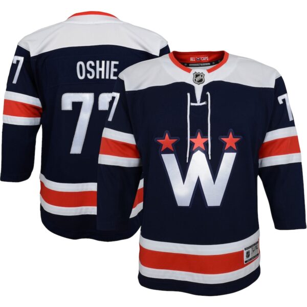 TJ Oshie Washington Capitals Youth Alternate Premier Player Jersey - Navy photo 1 Jersey4u