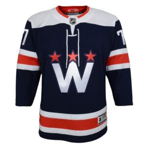 TJ Oshie Washington Capitals Youth Alternate Premier Player Jersey - Navy photo 2 Jersey4u